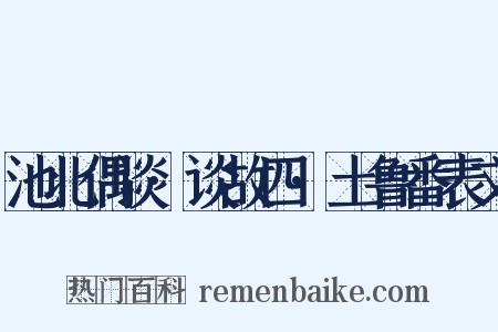 池北偶谈·谈故四·土鲁番表文是什么意思的图片